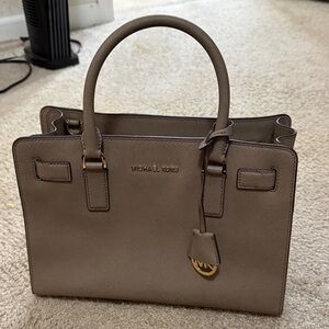 Michael Kors Brown Leather Satchel